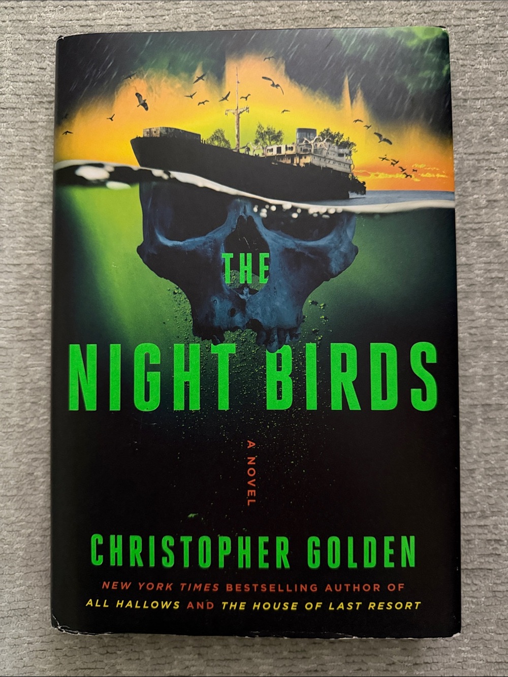 The Night Birds - by Christopher Golden Signed copy